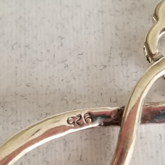 Sterling Silver Love Infinity Genuine Black Leather Handcrafted Cord Bracelet - Picture 8 of 9